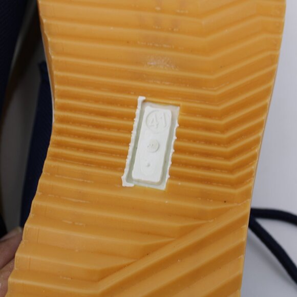 Fashion Sport Custom Pattern Blue Gray Canvas Shoes Lace Up NWOT - Picture 8 of 8